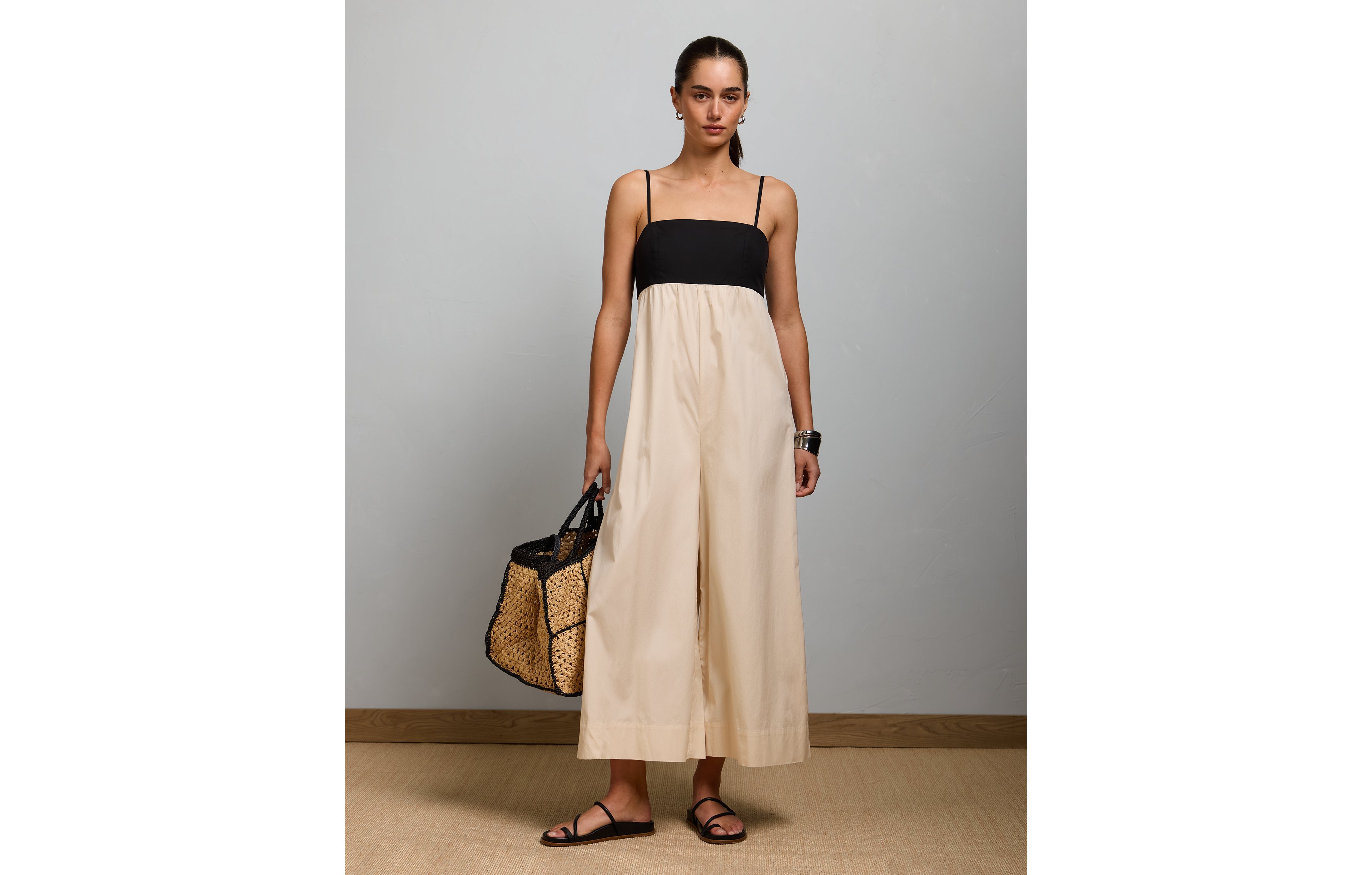 AE77 Strappy Wide-Leg Jumpsuit