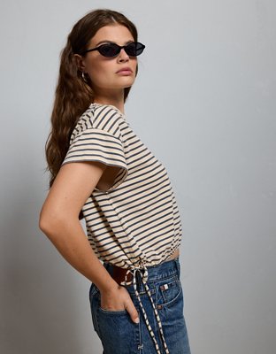 AE77 Hem-Tie Everyday T-Shirt from American Eagle - $68