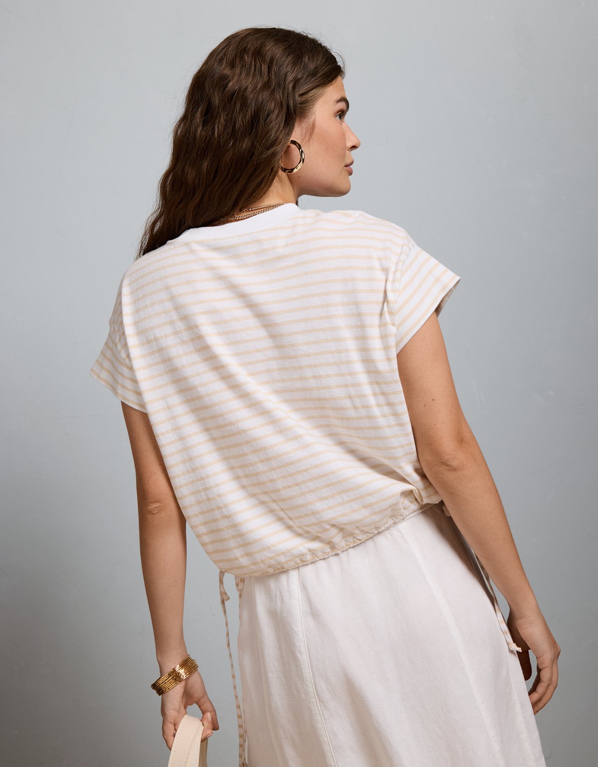 AE77 Hem-Tie Everyday T-Shirt - image 2