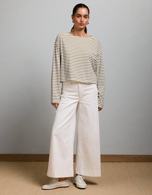 AE77 Long-Sleeve Boatneck Shirt