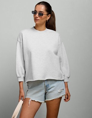 AE77 Puff Sleeve Terry Sweatshirt