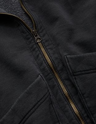 AE77 Cropped Zip-Up Hoodie