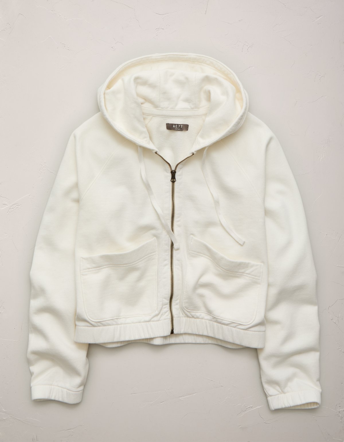 AE77 Cropped Zip-Up Hoodie - image 3