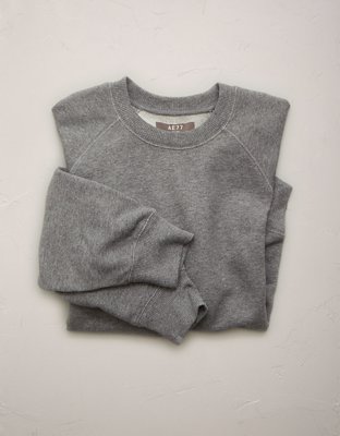 AE77 Lightweight Terry Fleece Raglan Sweatshirt