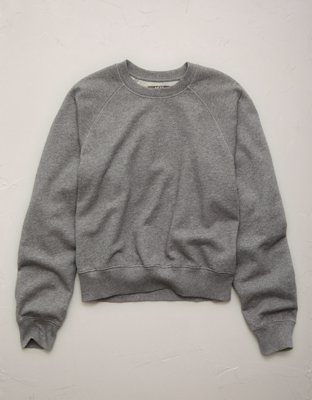AE77 Lightweight Terry Fleece Raglan Sweatshirt
