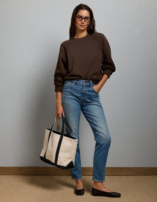 AE77 Lightweight Terry Fleece Raglan Sweatshirt