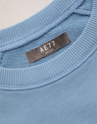 AE77 Lightweight Terry Fleece Raglan Sweatshirt