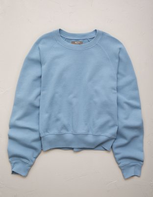 AE77 Lightweight Terry Fleece Raglan Sweatshirt