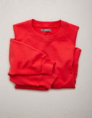 AE77 Lightweight Terry Fleece Raglan Sweatshirt