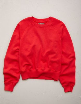 AE77 Lightweight Terry Fleece Raglan Sweatshirt