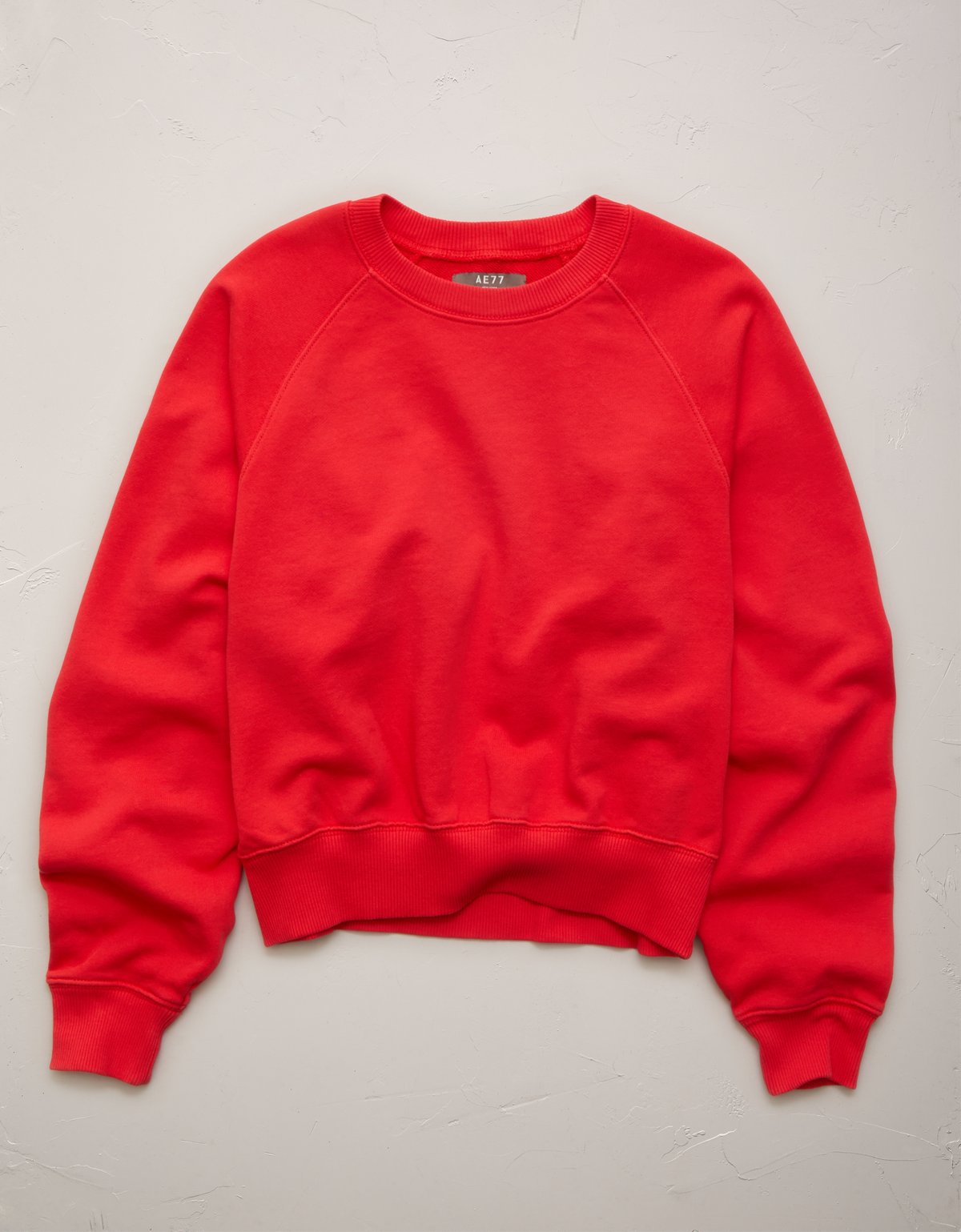 AE77 Lightweight Terry Fleece Raglan Sweatshirt - image 3