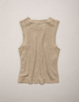 AE77 Linen Tank | American Eagle