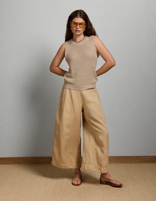 AE77 Linen Tank | American Eagle