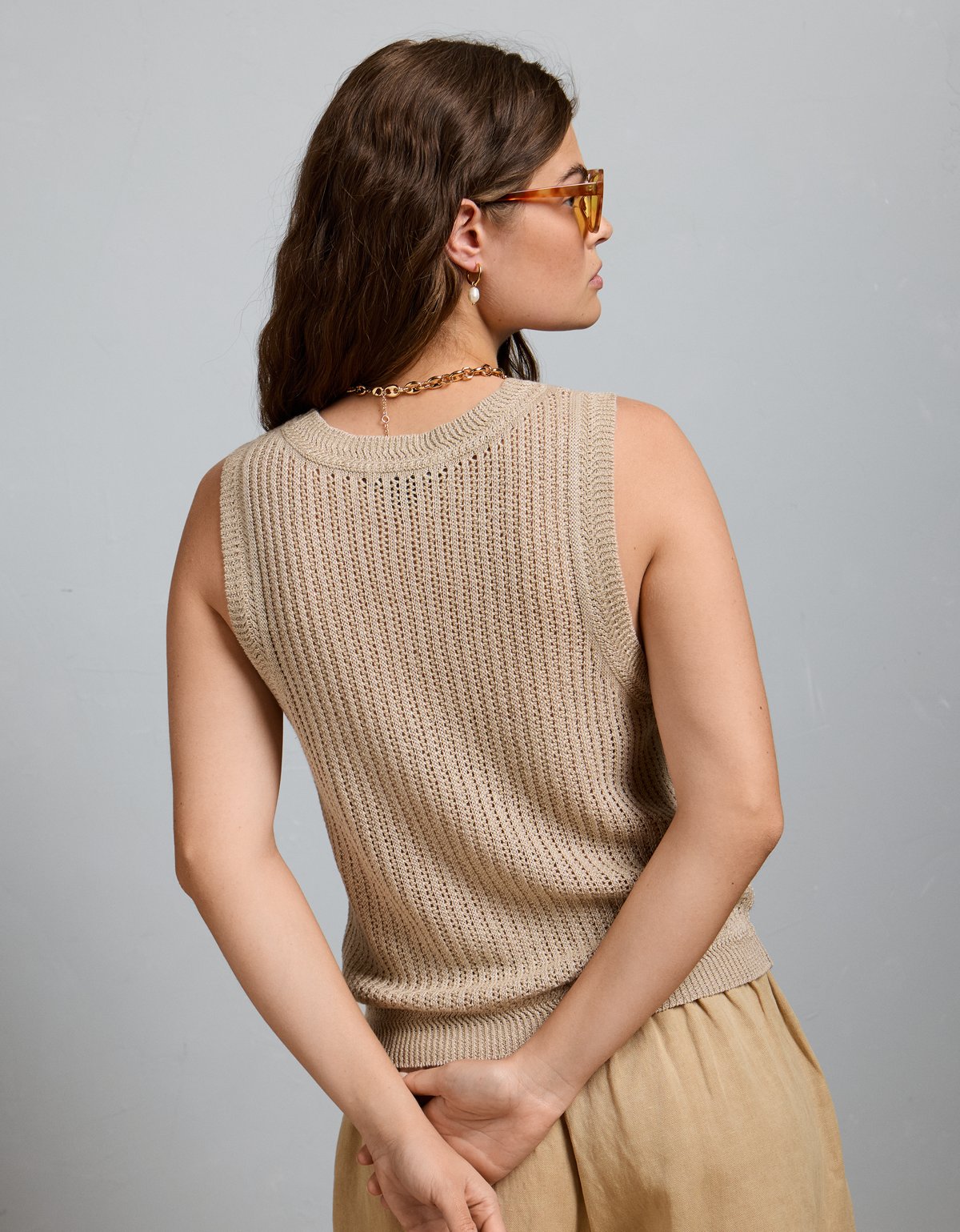 AE77 Linen Tank - image 2