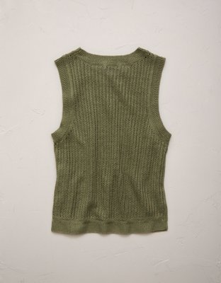 AE77 Linen Tank | American Eagle