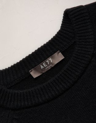 AE77 Boxy Cashmere Sweater Tee | American Eagle