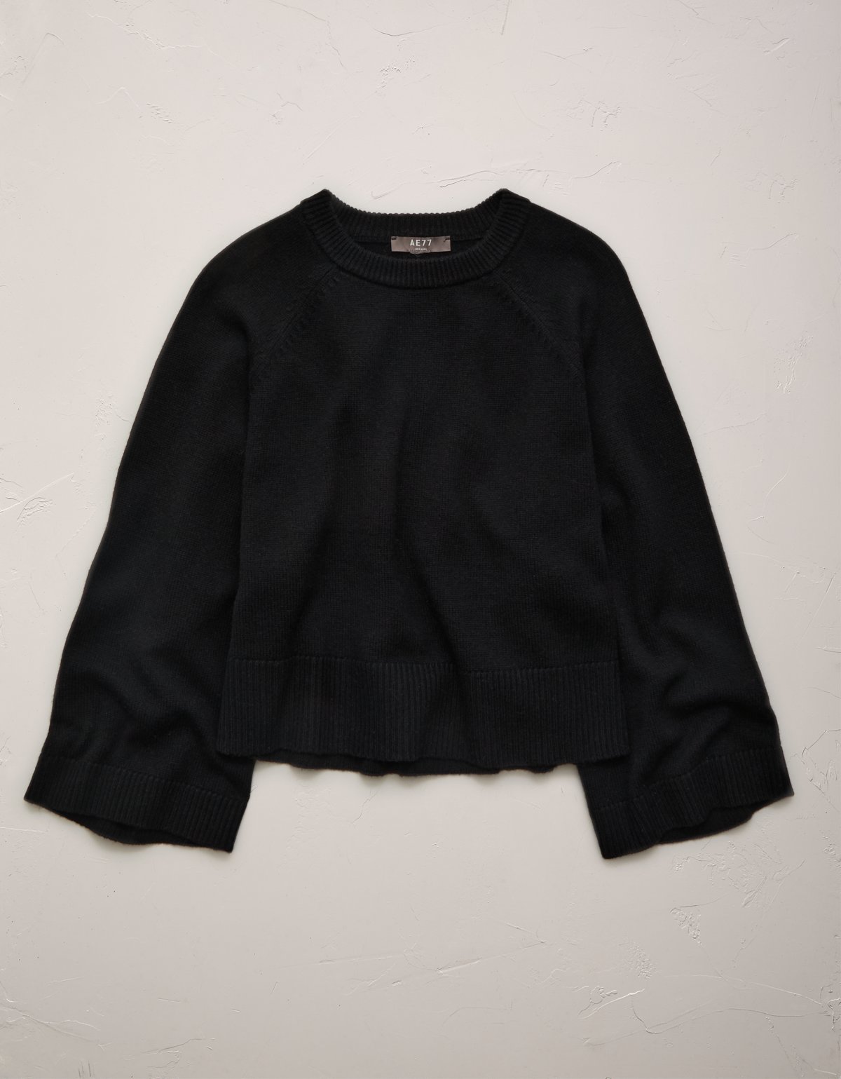AE77 Boxy Cashmere Sweater Tee - image 3