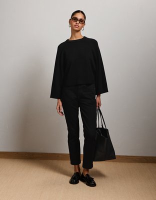 AE77 Boxy Cashmere Sweater Tee