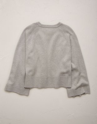 AE77 Boxy Cashmere Sweater Tee | American Eagle