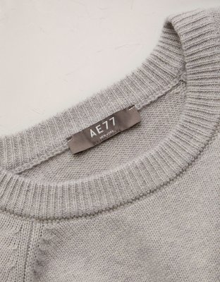 AE77 Boxy Cashmere Sweater Tee | American Eagle