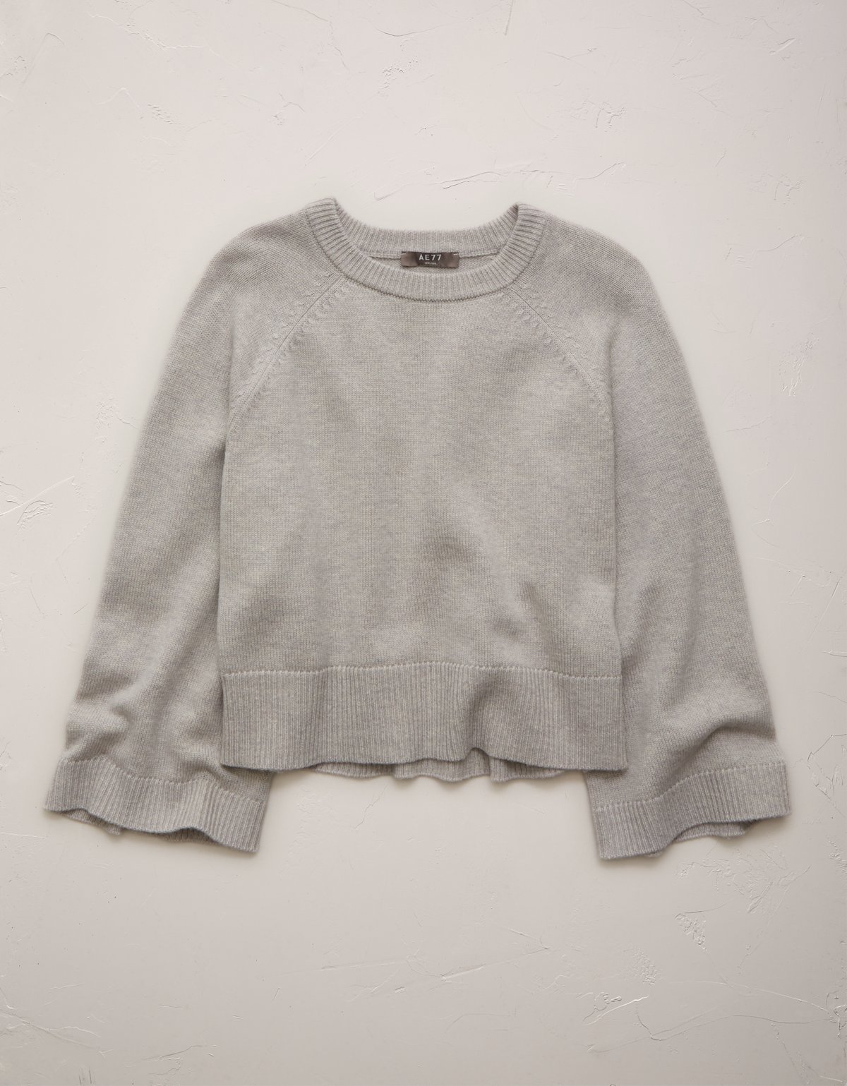 AE77 Boxy Cashmere Sweater Tee - image 3