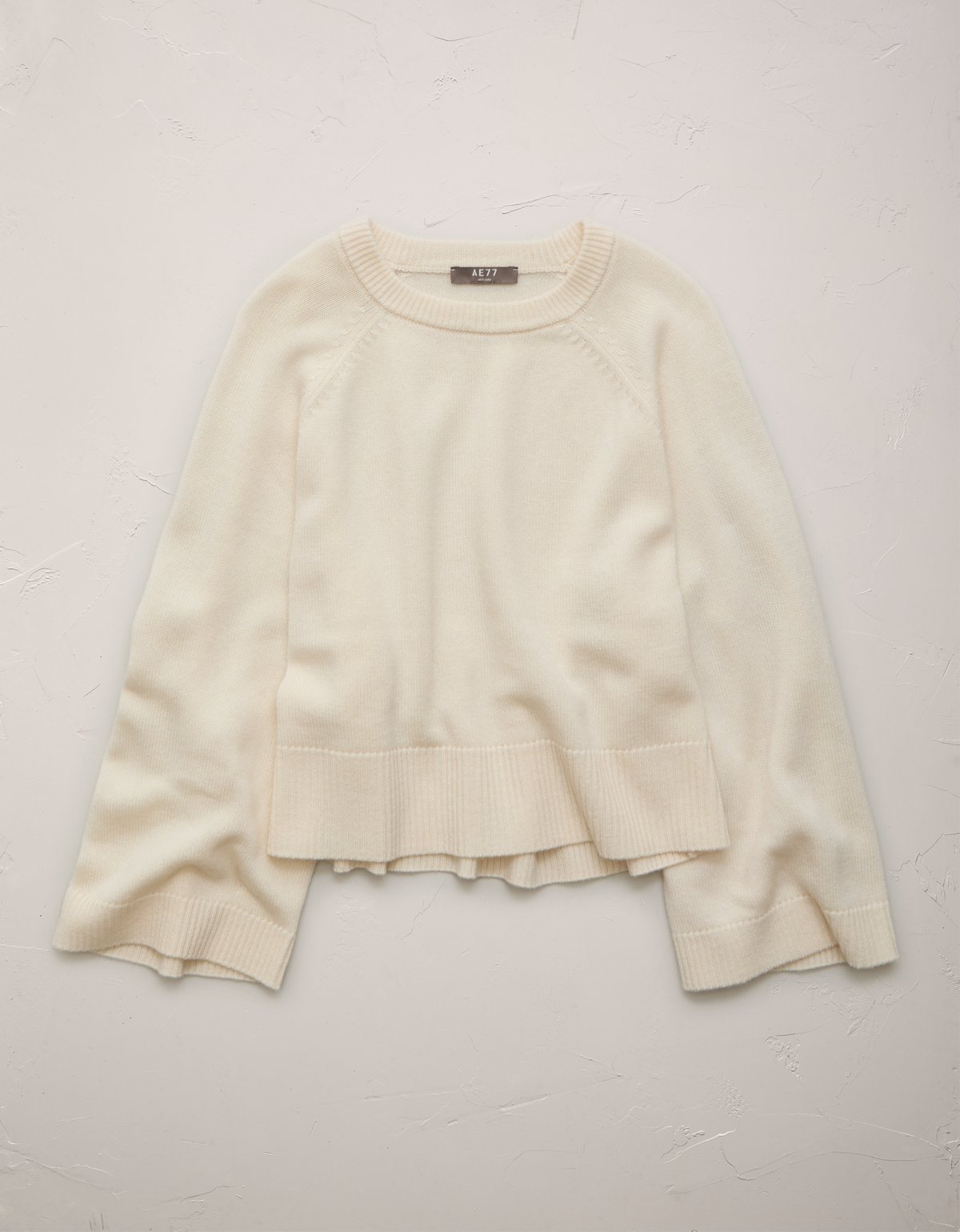 AE77 Boxy Cashmere Sweater Tee - image 3