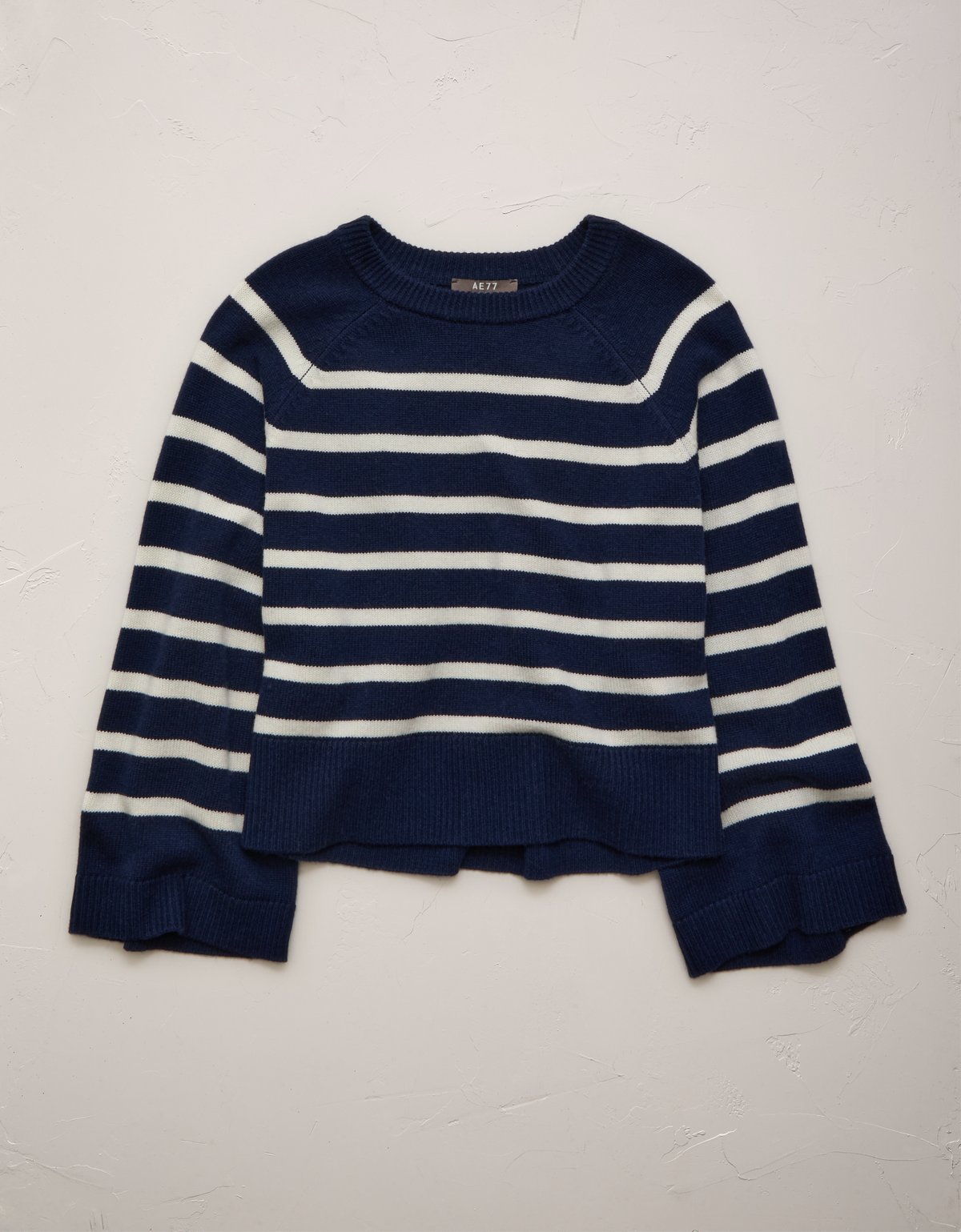 AE77 Boxy Cashmere Sweater Tee - image 3
