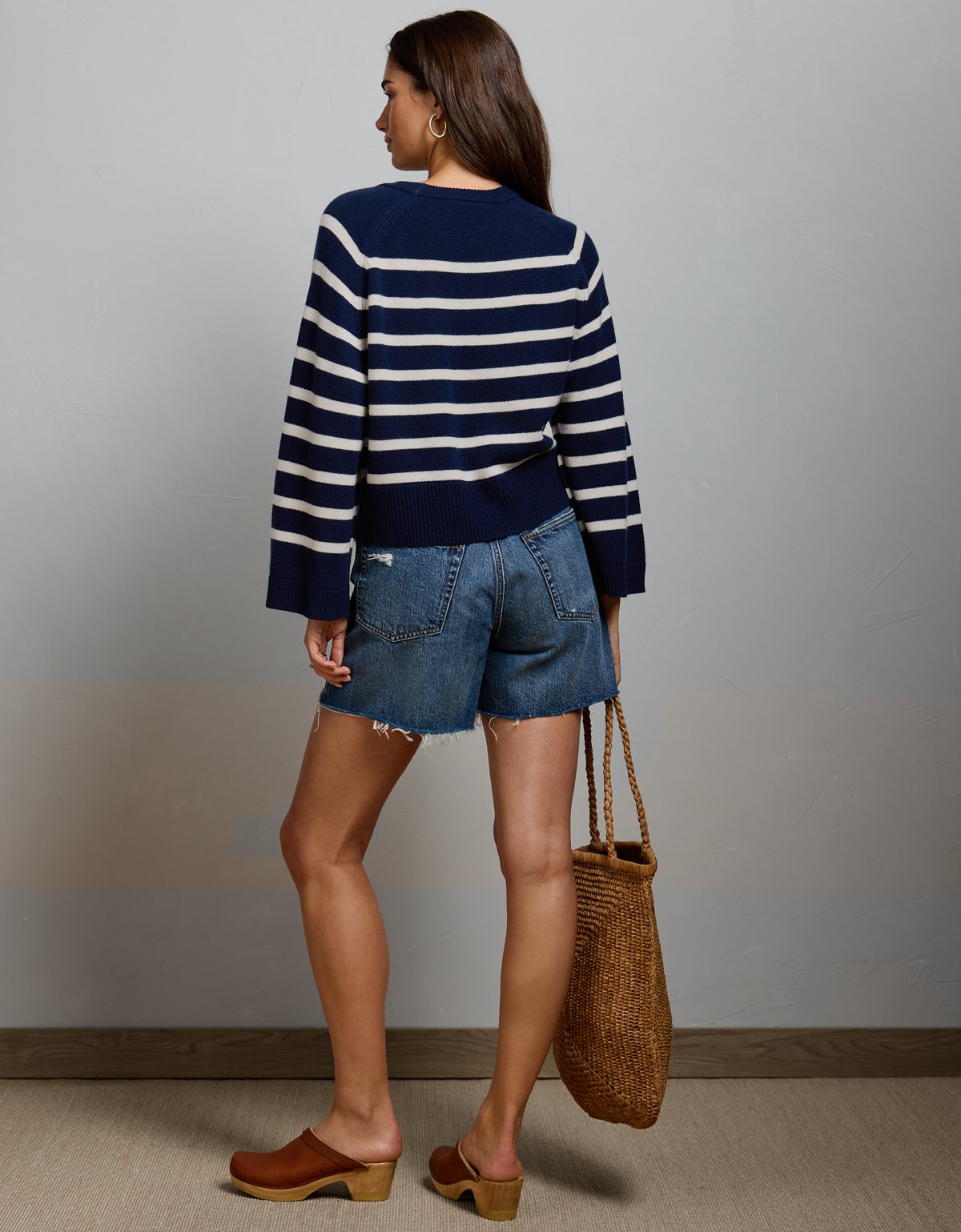 AE77 Boxy Cashmere Sweater Tee - image 2