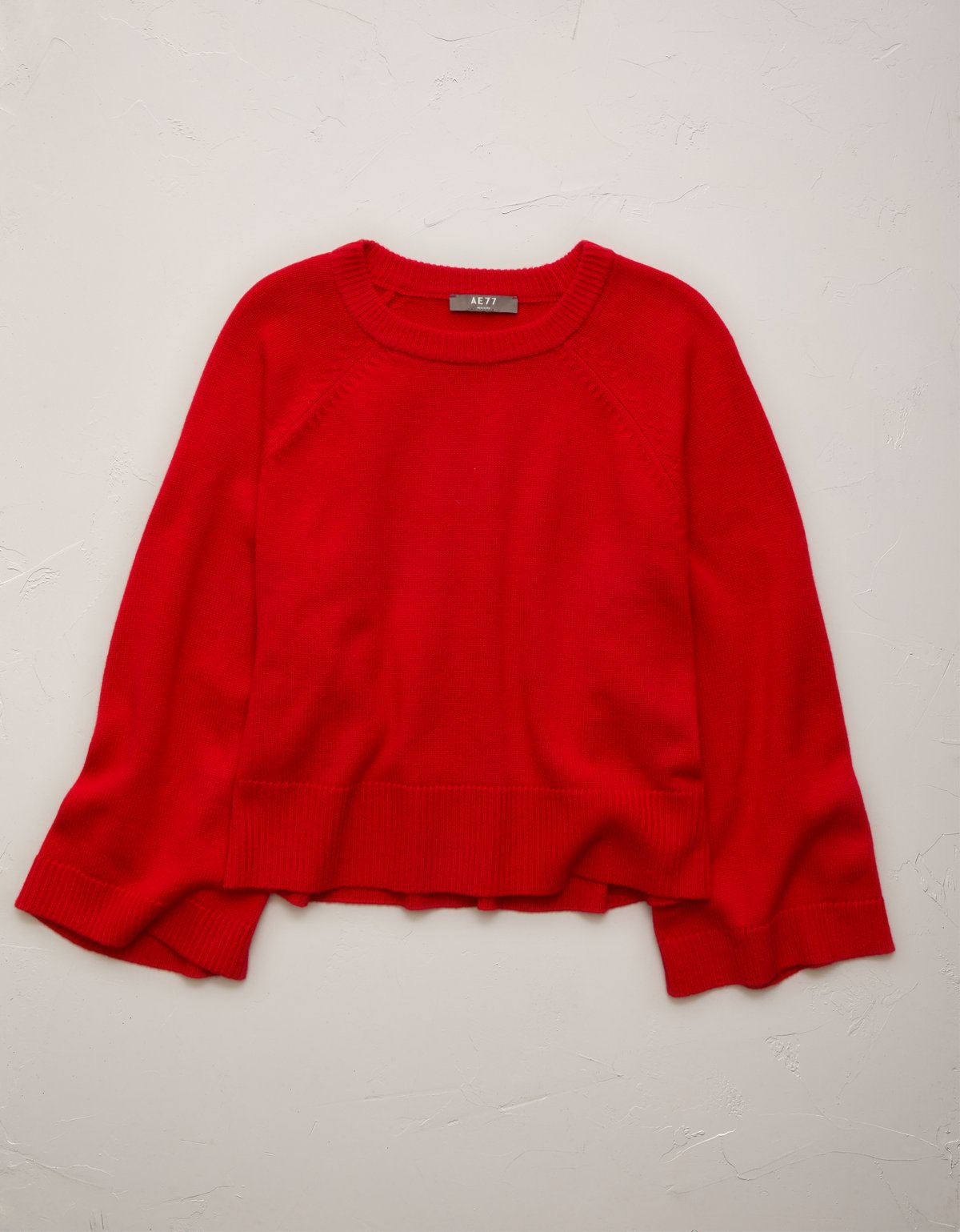 AE77 Boxy Cashmere Sweater Tee - image 3