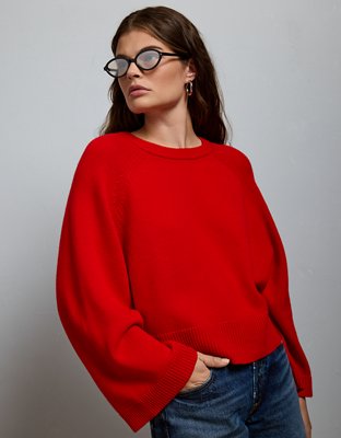 AE77 Boxy Cashmere Sweater Tee from American Eagle - $168