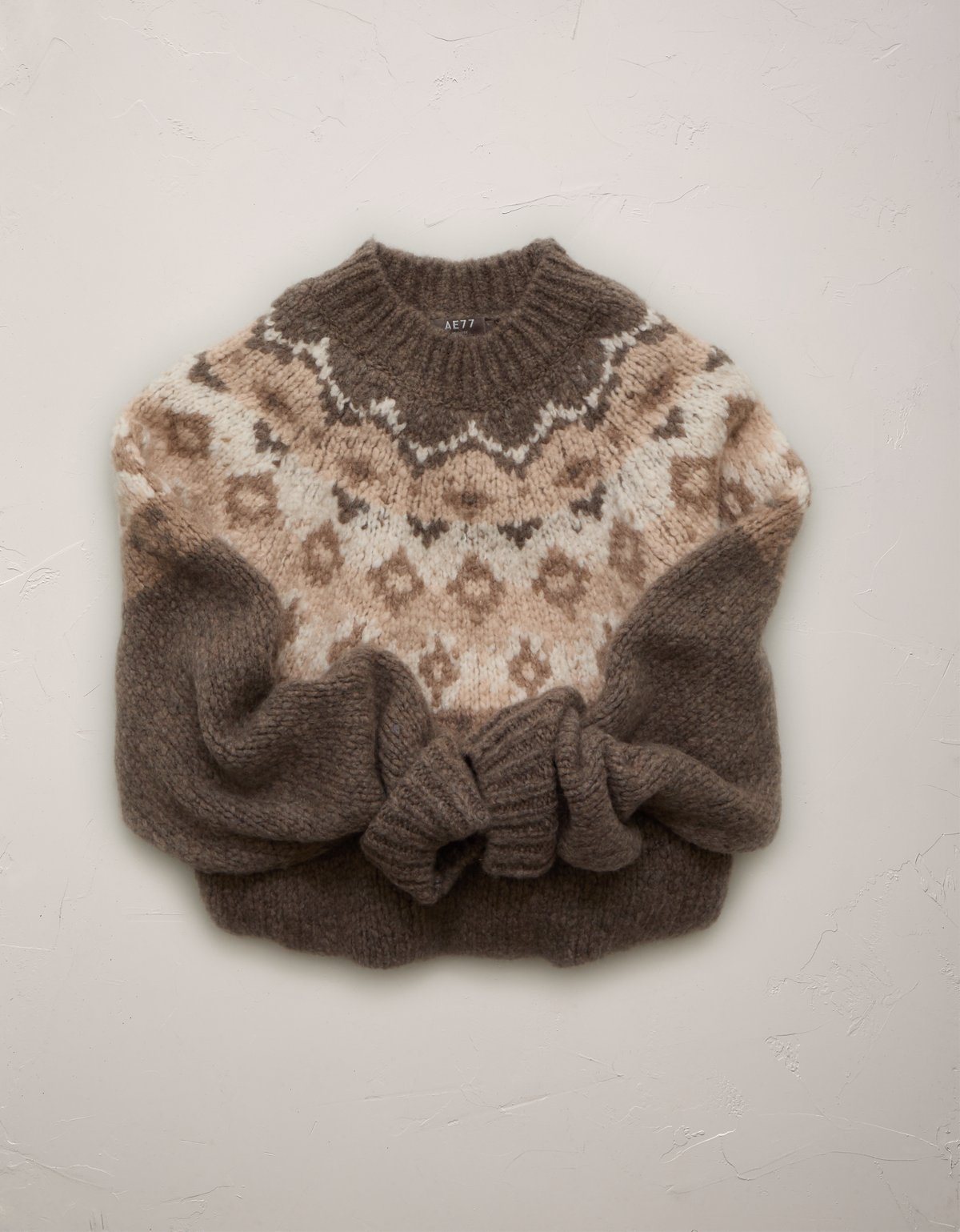 AE77 Fairisle Crew Neck Sweater - image 4