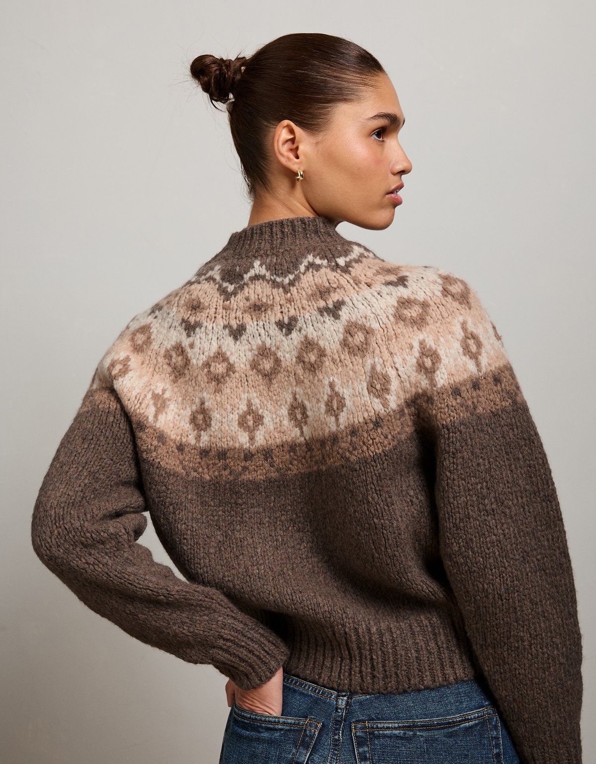 AE77 Fairisle Crew Neck Sweater - image 2