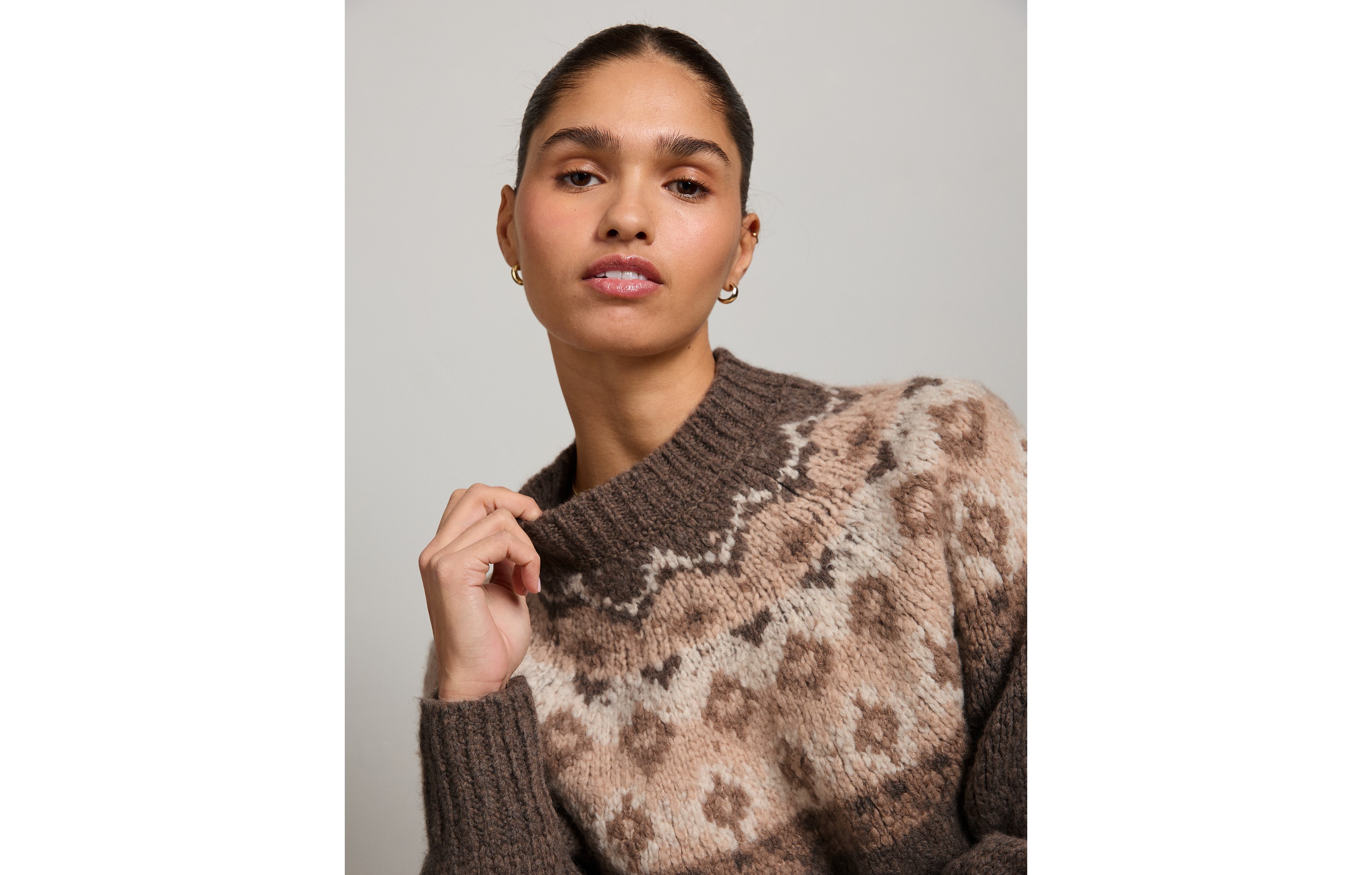 AE77 Fairisle Crew Neck Sweater