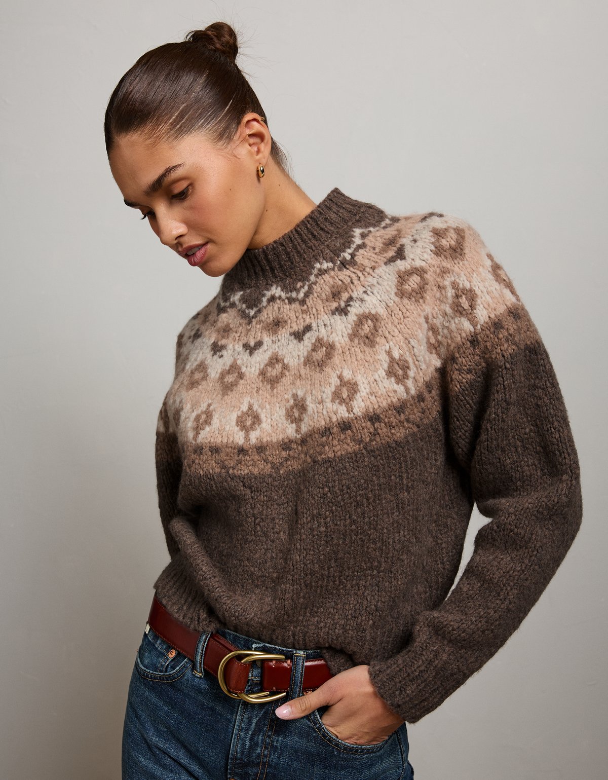 AE77 Fairisle Crew Neck Sweater - image 5