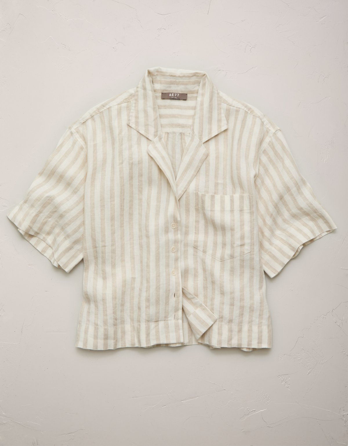 AE77 Premium Linen Camp Shirt - image 3