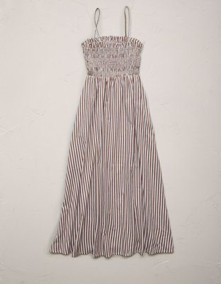AE77 Premium Smocked Maxi Dress