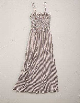 AE77 Premium Smocked Maxi Dress