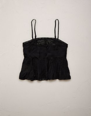 AE77 Pintuck Slip Cami