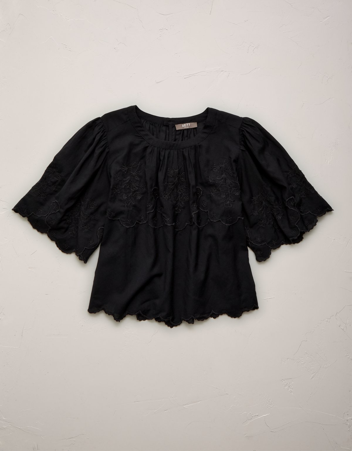 AE77 Embroidered Voile T-Shirt - image 3