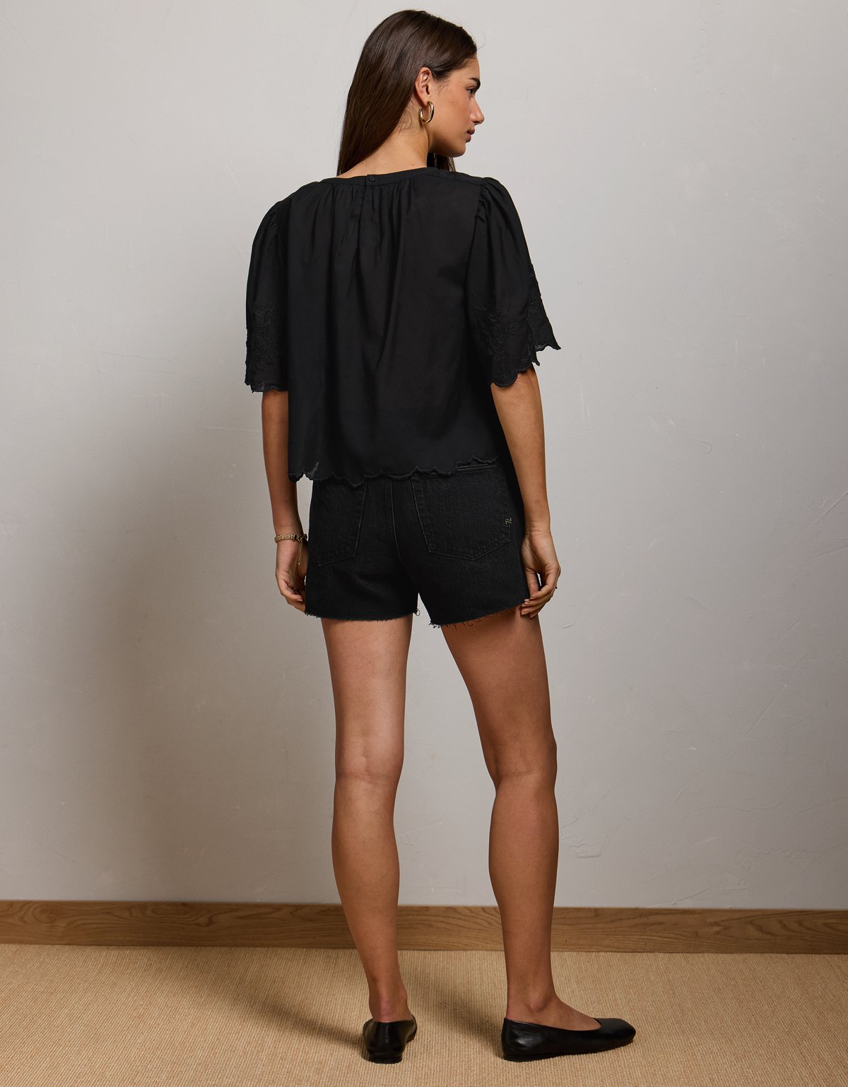 AE77 Embroidered Voile T-Shirt - image 2