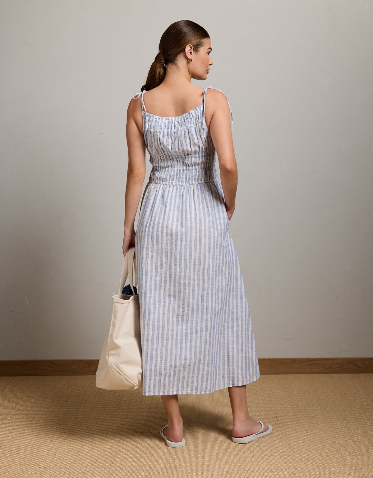 AE77 Ruched Midi Dress - image 2
