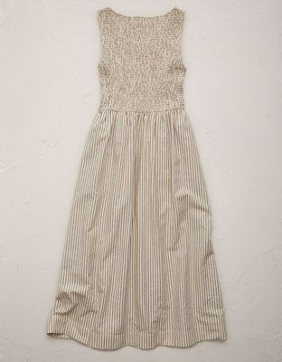 AE77 Smocked Midi Dress