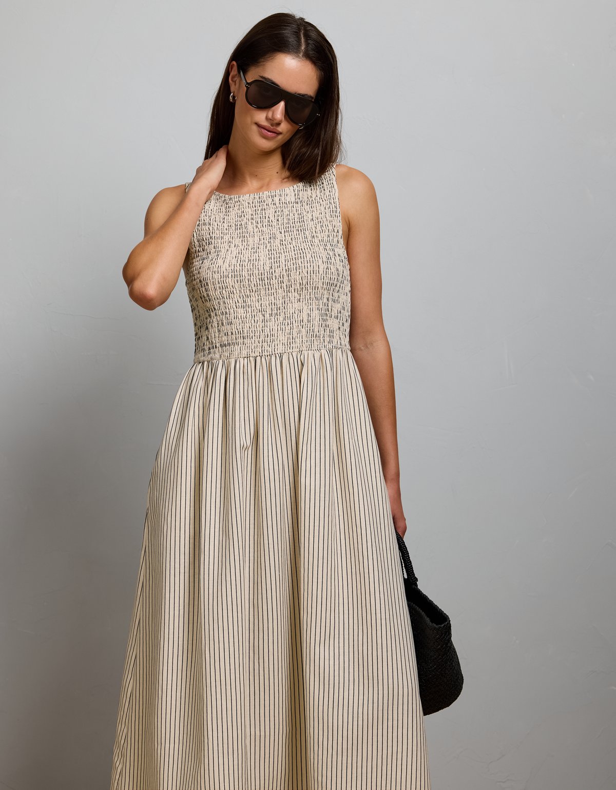 AE77 Smocked Midi Dress - image 5