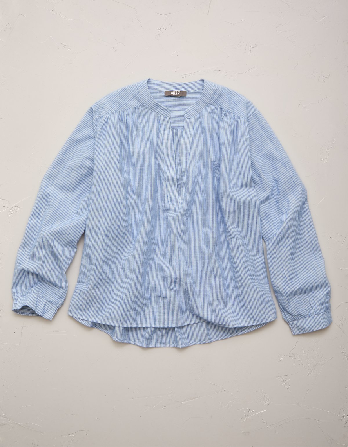 AE77 Split Neck Blouse - image 3