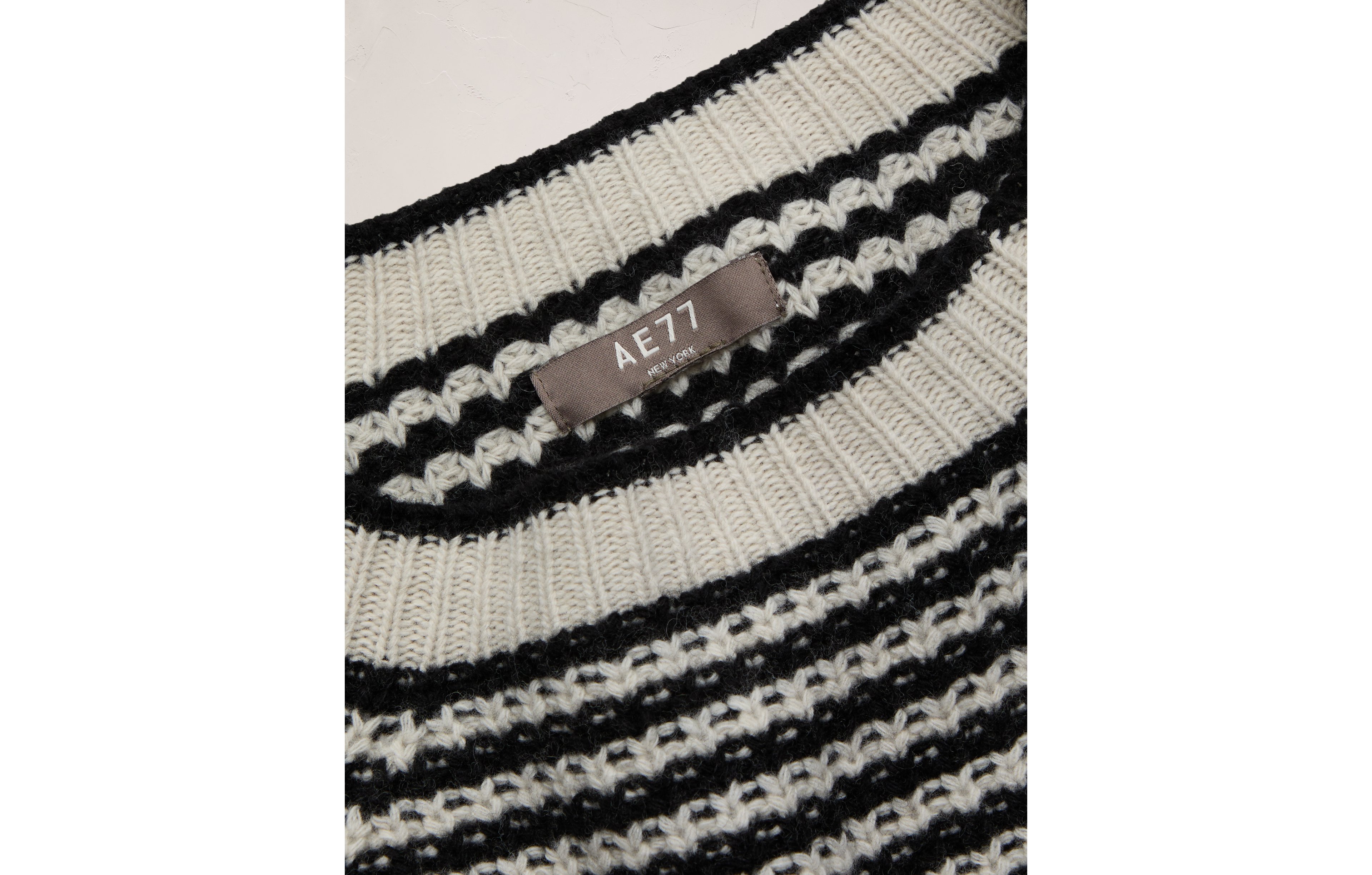 AE77 Striped Sweater