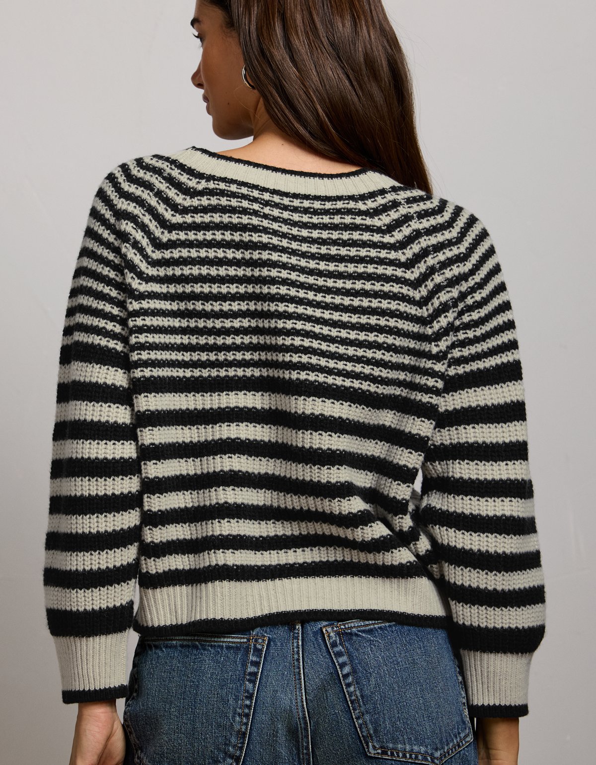 AE77 Striped Sweater - image 2