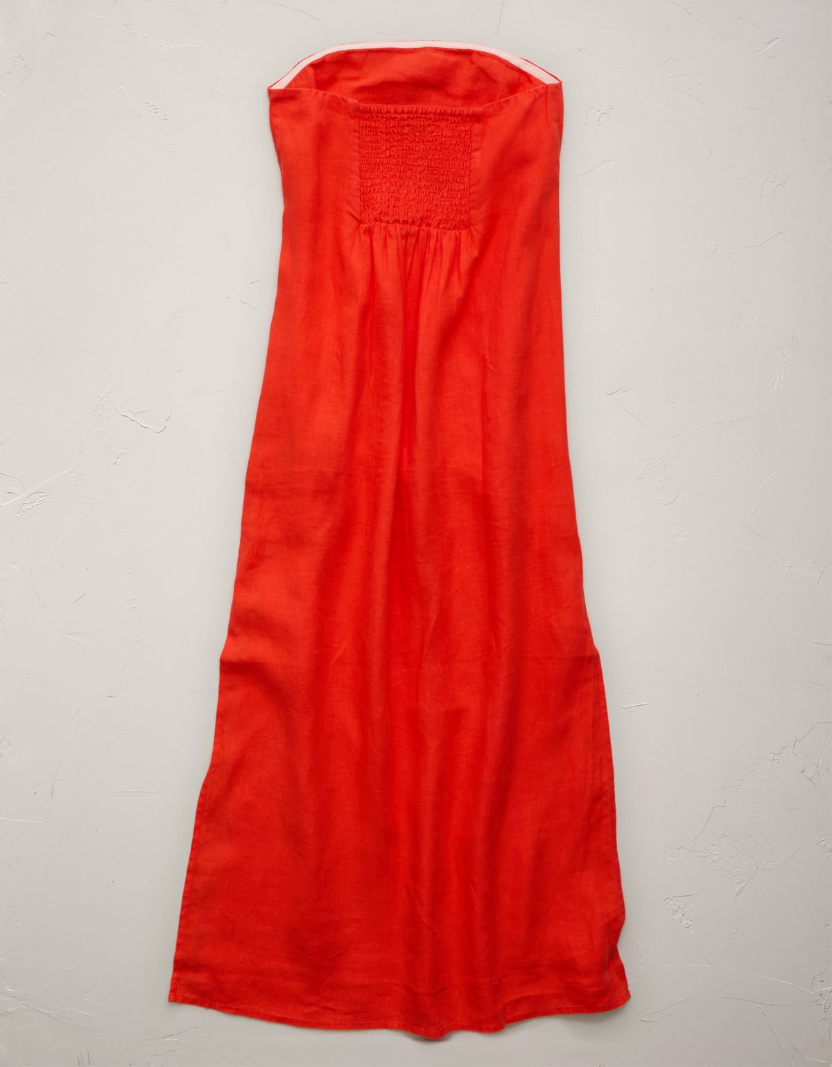AE77 Strapless Linen Midi Dress - image 2