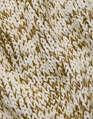 Женский жилет American Eagle AE77 Marled V-Neck Sweater Vest, цвет: Зелёный — фото 7