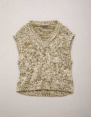 AE77 Marled V-Neck Sweater Vest