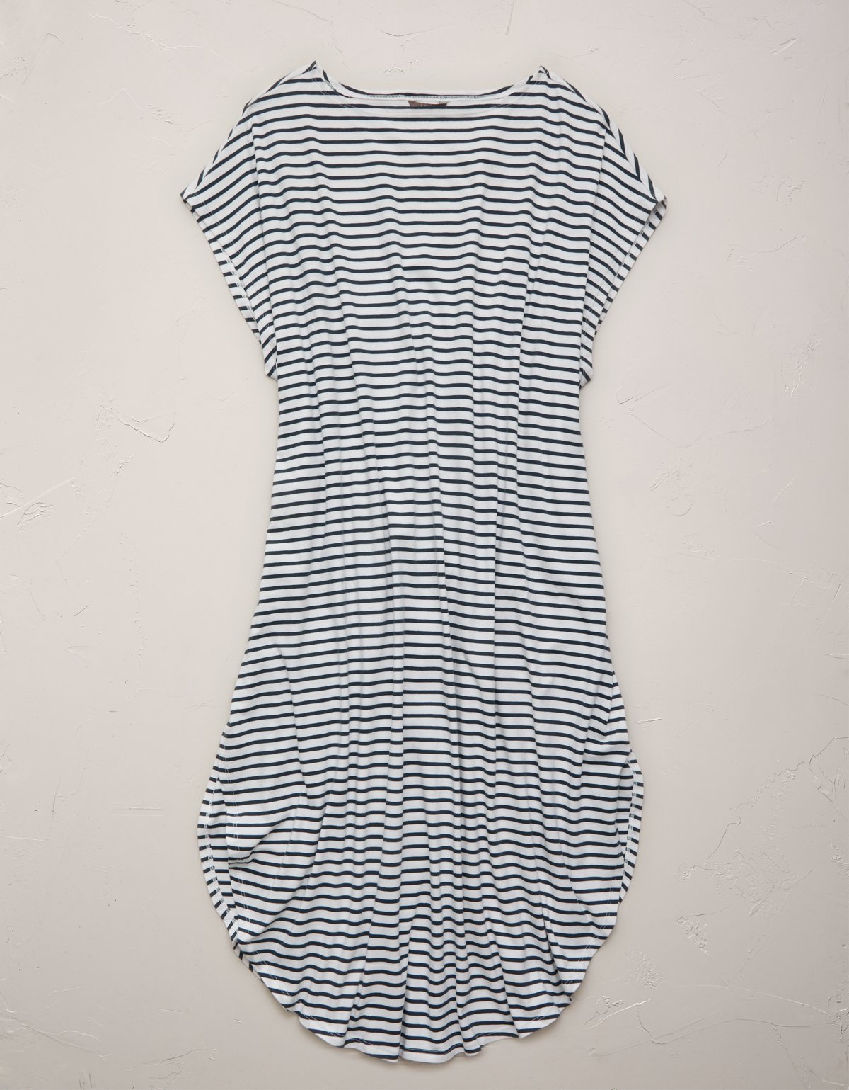 AE77 Cap-Sleeve Everyday T-Shirt Dress - image 3